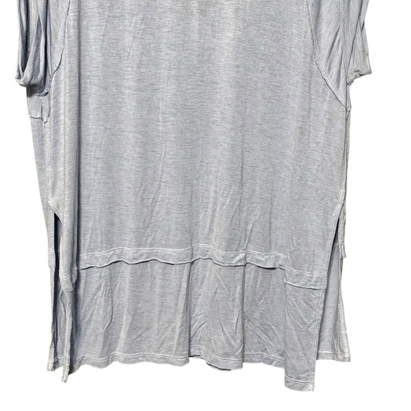 Free People | We The Free Under The Sun Oversized Light Blue Super Soft Boho Tee - Picture 10 of 12